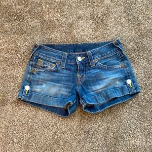 True Religion Jean Shorts